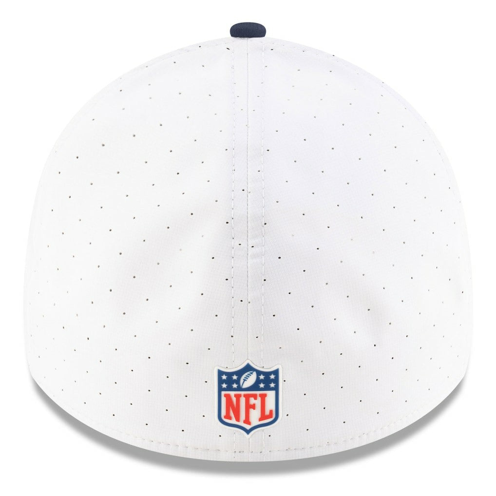 Dallas Cowboys New Era 2025 NFL Training Camp 39THIRTY Flex Hat - White/Navy discount