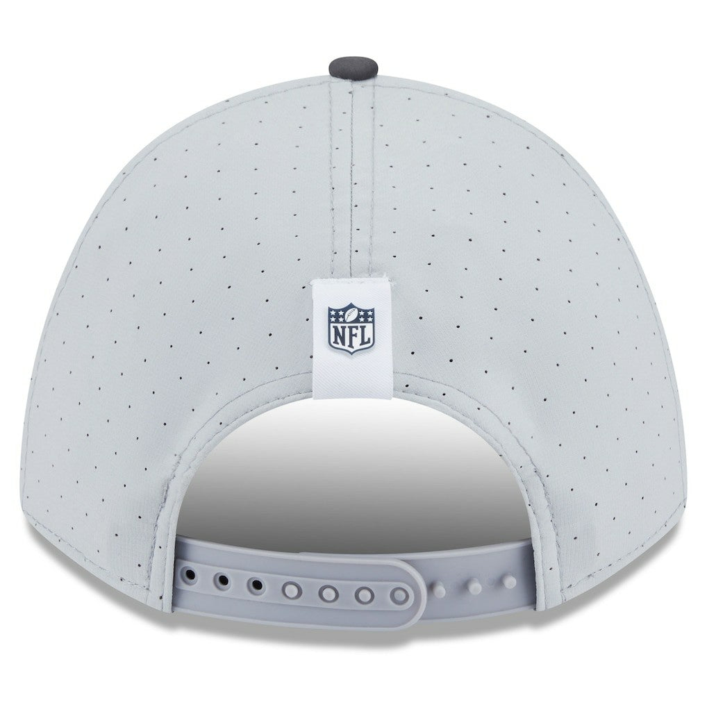 Dallas Cowboys New Era 2025 NFL Training Camp A-Frame 9FORTY Adjustable Hat - Gray/Graphite outlet