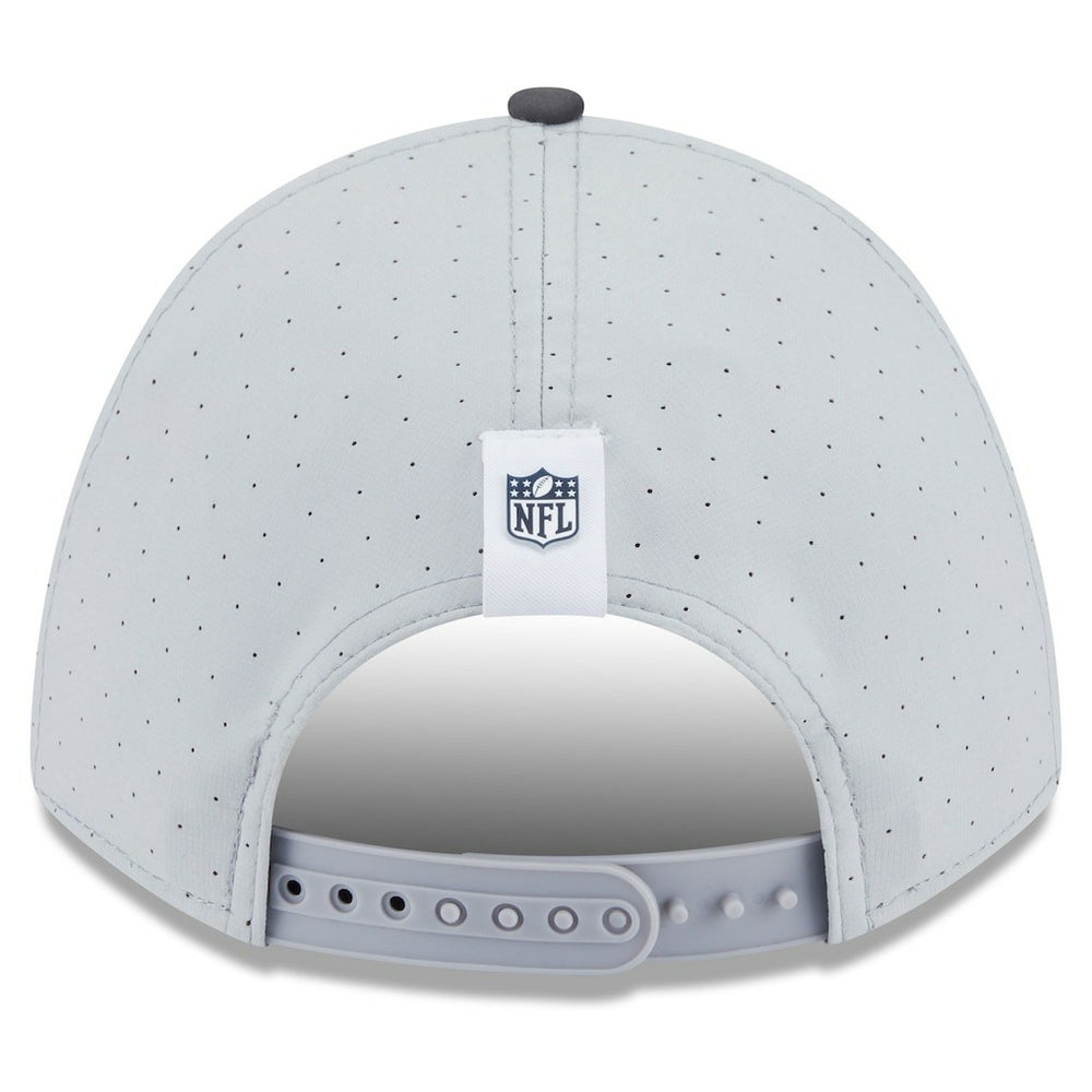 Dallas Cowboys New Era 2025 NFL Training Camp A-Frame 9FORTY Adjustable Hat - Gray/Graphite outlet
