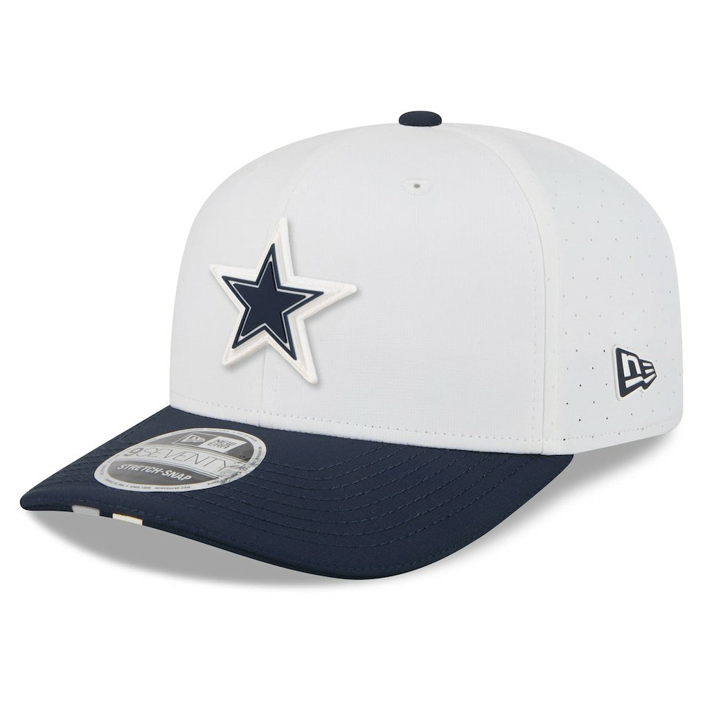 Dallas Cowboys New Era 2025 NFL Training Camp 9SEVENTY Adjustable Hat - White/Navy online