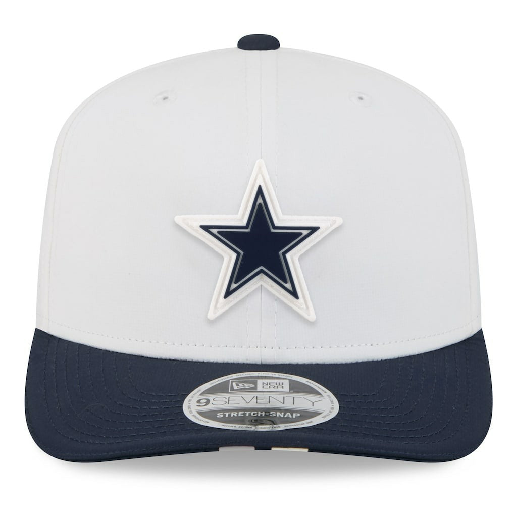 Dallas Cowboys New Era 2025 NFL Training Camp 9SEVENTY Adjustable Hat - White/Navy online