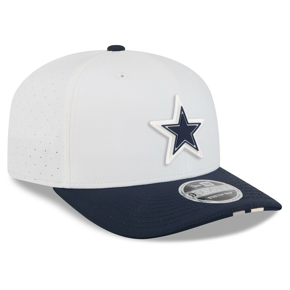 Dallas Cowboys New Era 2025 NFL Training Camp 9SEVENTY Adjustable Hat - White/Navy online