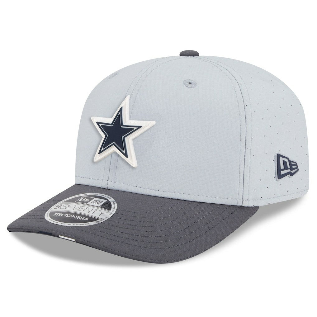 Dallas Cowboys New Era 2025 NFL Training Camp 9SEVENTY Adjustable Hat - Gray/Graphite on sale