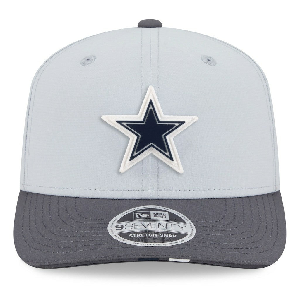 Dallas Cowboys New Era 2025 NFL Training Camp 9SEVENTY Adjustable Hat - Gray/Graphite on sale