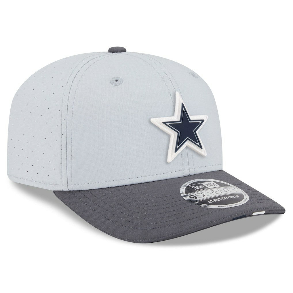 Dallas Cowboys New Era 2025 NFL Training Camp 9SEVENTY Adjustable Hat - Gray/Graphite on sale