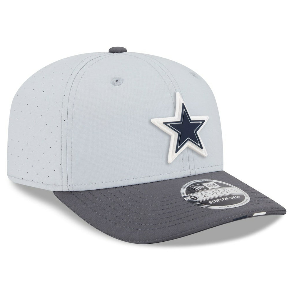 Dallas Cowboys New Era 2025 NFL Training Camp 9SEVENTY Adjustable Hat - Gray/Graphite on sale