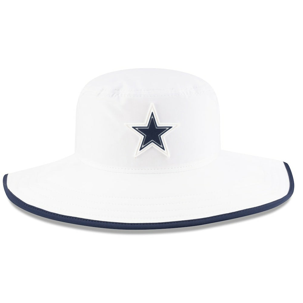 Dallas Cowboys New Era 2025 NFL Training Camp Panama Bucket Hat - White online