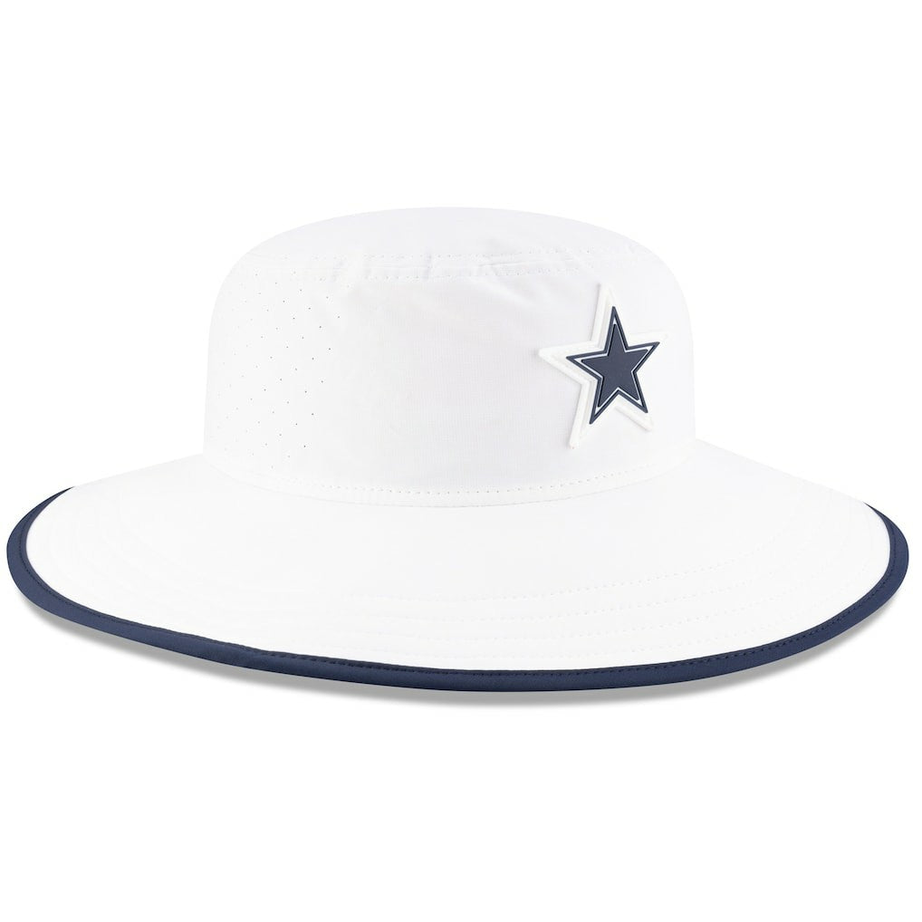 Dallas Cowboys New Era 2025 NFL Training Camp Panama Bucket Hat - White online