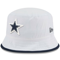 Dallas Cowboys New Era 2025 NFL Training Camp Stretch Bucket Hat - White on sale