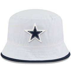 Dallas Cowboys New Era 2025 NFL Training Camp Stretch Bucket Hat - White on sale