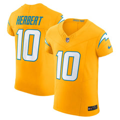 Justin Herbert Los Angeles Chargers Alternate Charger Power Vapor F.U.S.E. Elite Jersey - Gold online