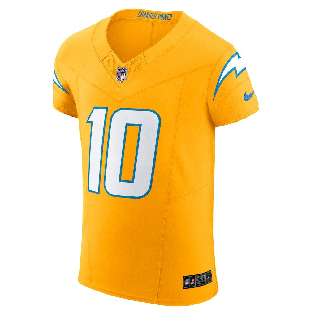 Justin Herbert Los Angeles Chargers Alternate Charger Power Vapor F.U.S.E. Elite Jersey - Gold online