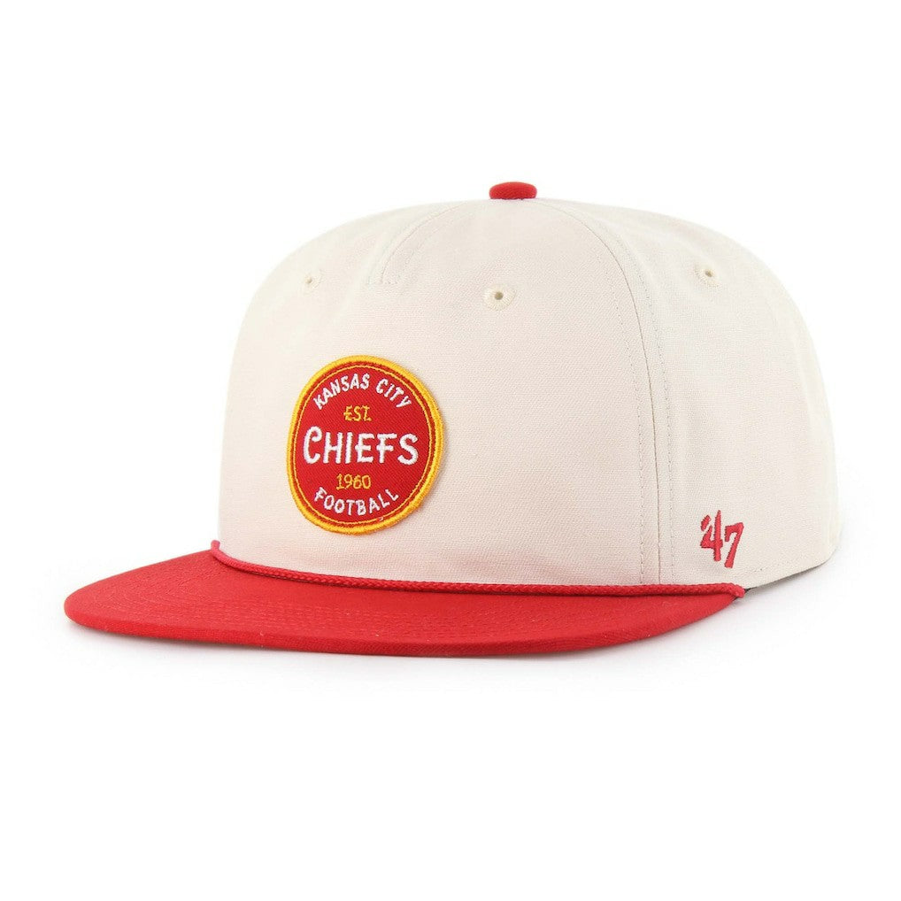 Kansas City Chiefs '47 Payson Captain Adjustable Hat - Natural on sale