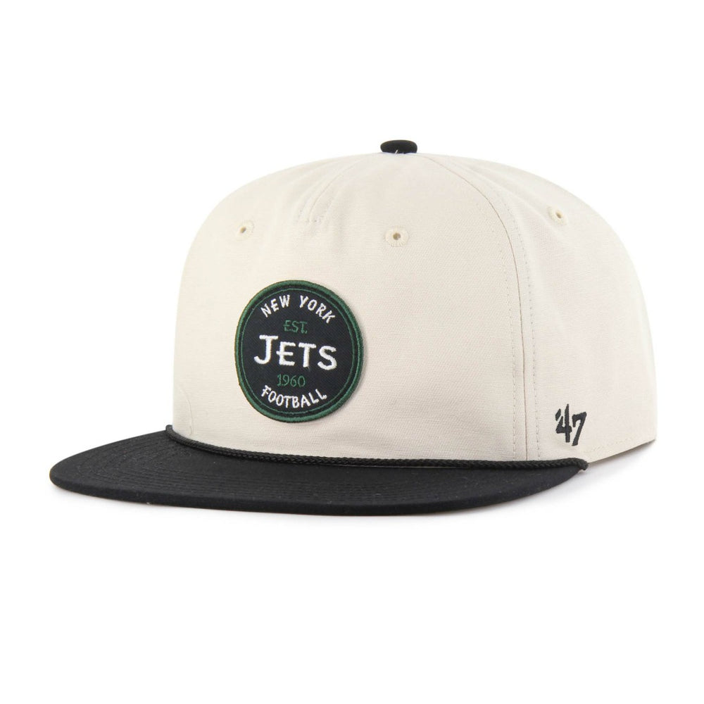 New York Jets '47 Payson Captain Adjustable Hat - Natural on sale