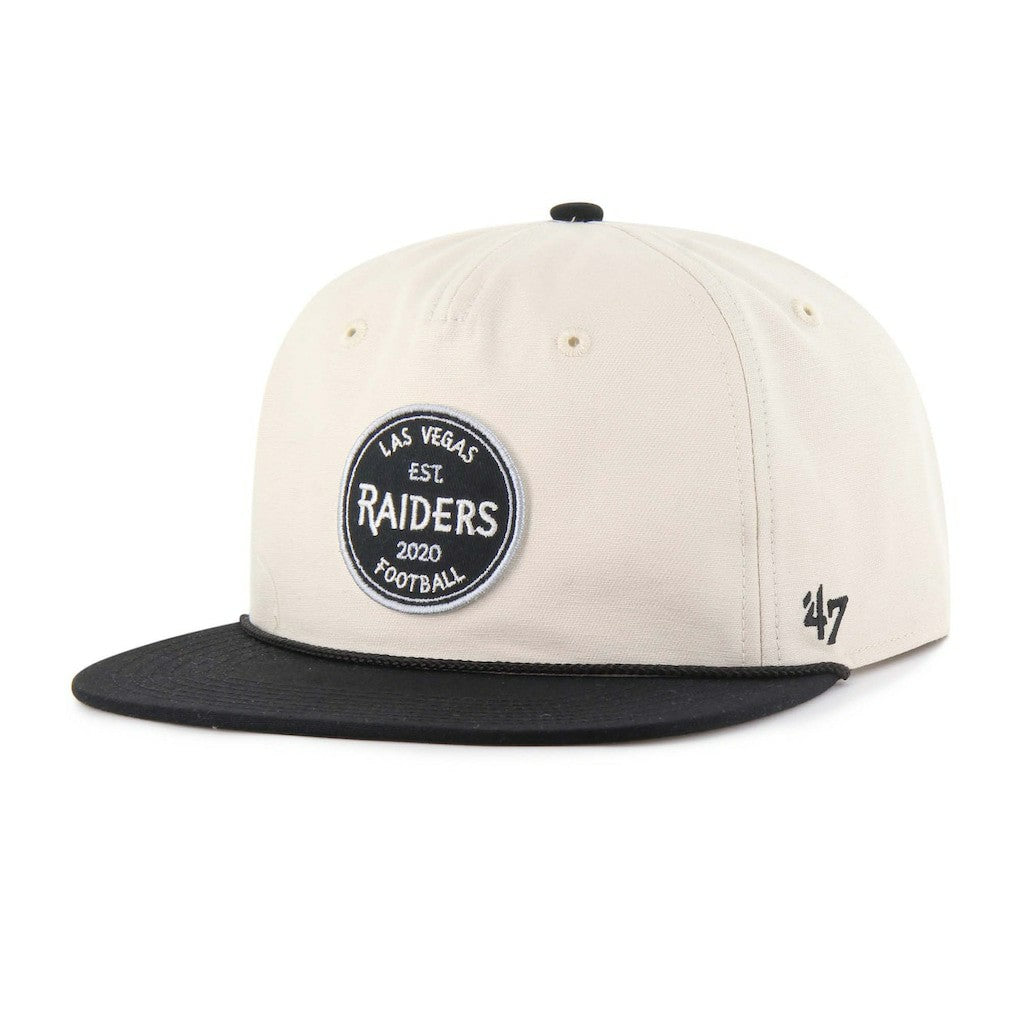 Las Vegas Raiders '47 Payson Captain Adjustable Hat - Natural for sale