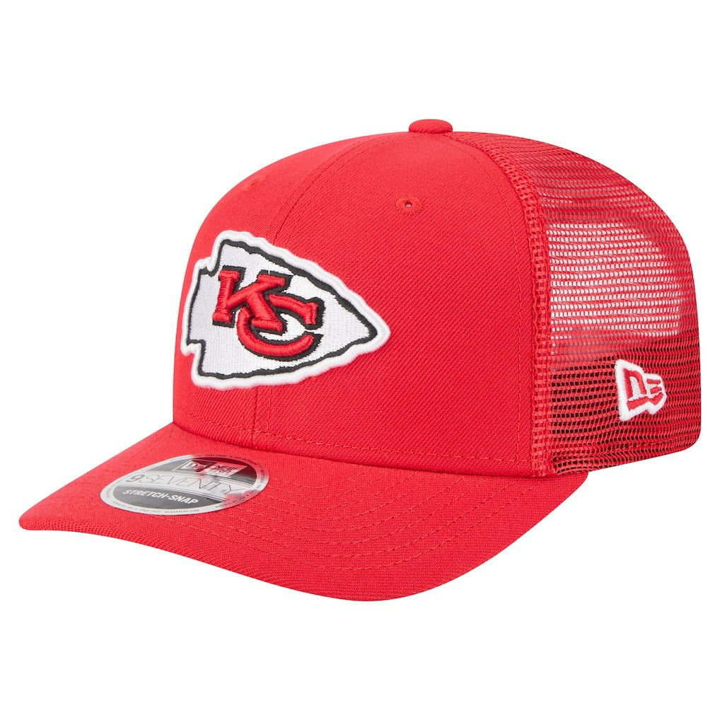 Kansas City Chiefs New Era Team Collection 9SEVENTY Stretch-Snap Adjustable Hat - Red outlet