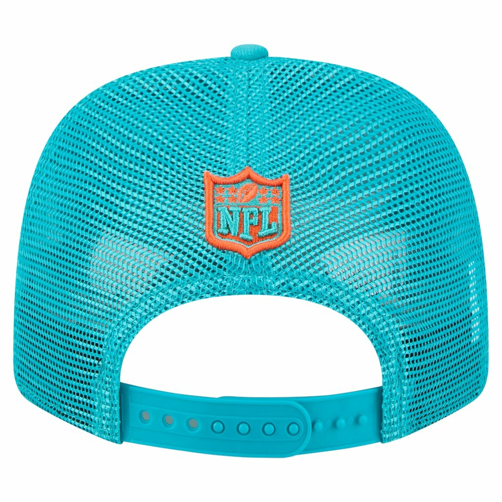 Miami Dolphins New Era Team Collection 9SEVENTY Stretch-Snap Adjustable Hat - Aqua discount