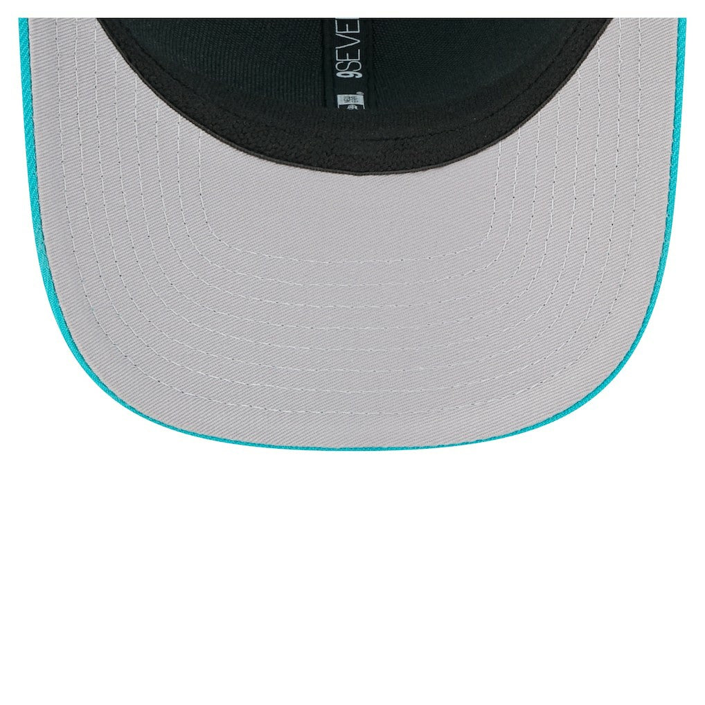 Miami Dolphins New Era Team Collection 9SEVENTY Stretch-Snap Adjustable Hat - Aqua discount