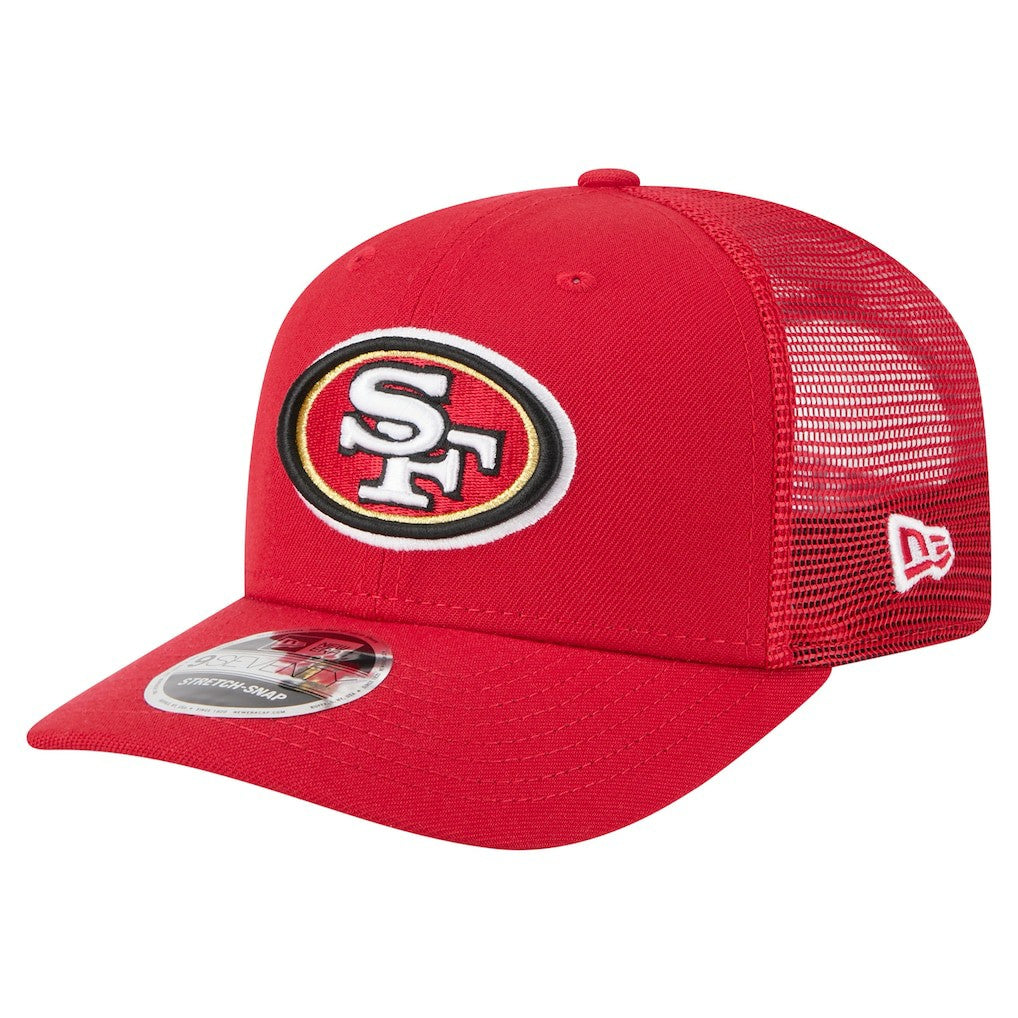 San Francisco 49ers New Era Team Collection 9SEVENTY Stretch-Snap Adjustable Hat - Scarlet outlet
