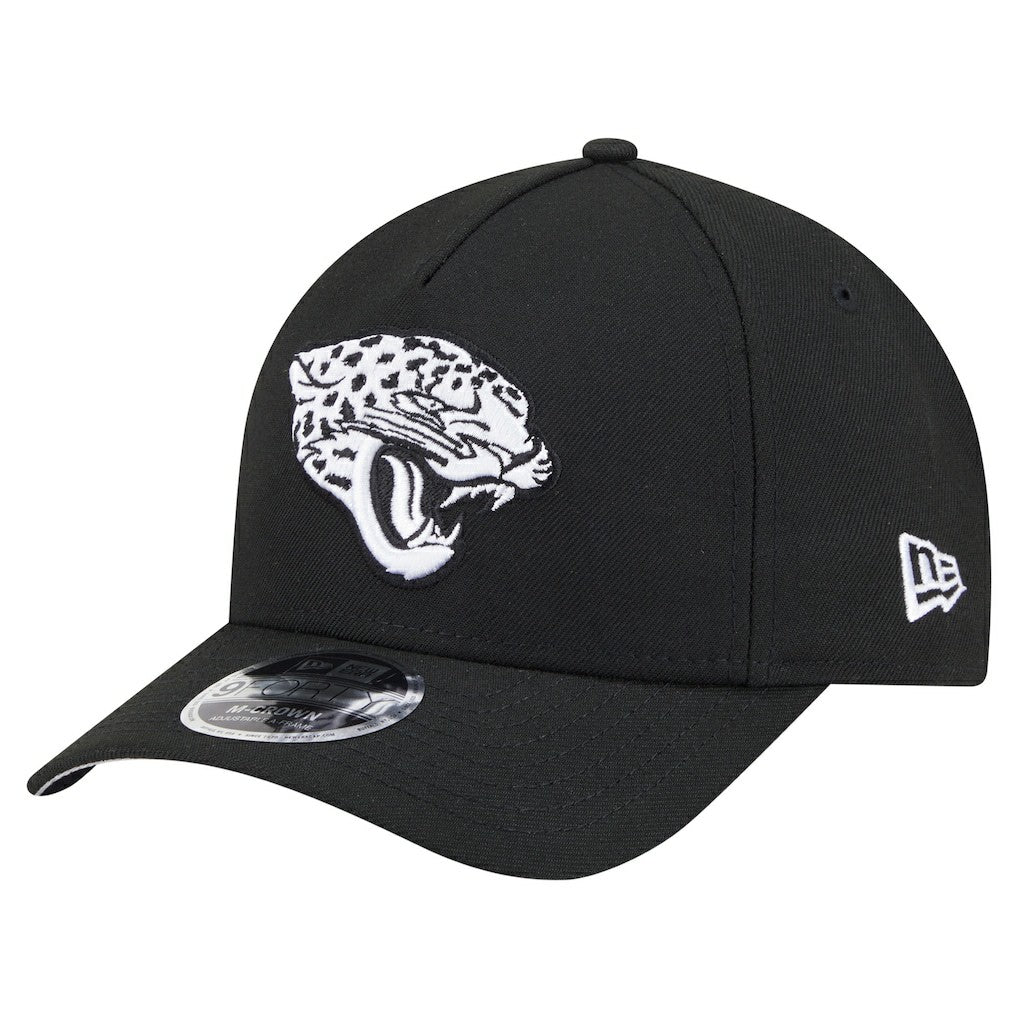 Jacksonville Jaguars New Era Team Collection 9FORTY M-Crown A-Frame Adjustable Hat - Black outlet