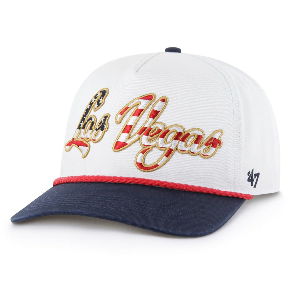 Las Vegas Raiders '47 Patriotic Overhand Hitch Adjustable Hat - White online