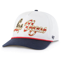 Las Vegas Raiders '47 Patriotic Overhand Hitch Adjustable Hat - White online