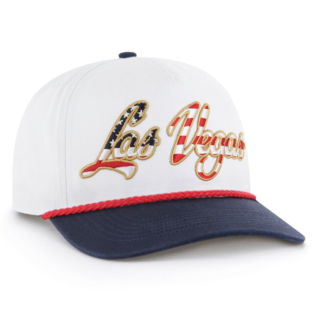 Las Vegas Raiders '47 Patriotic Overhand Hitch Adjustable Hat - White online