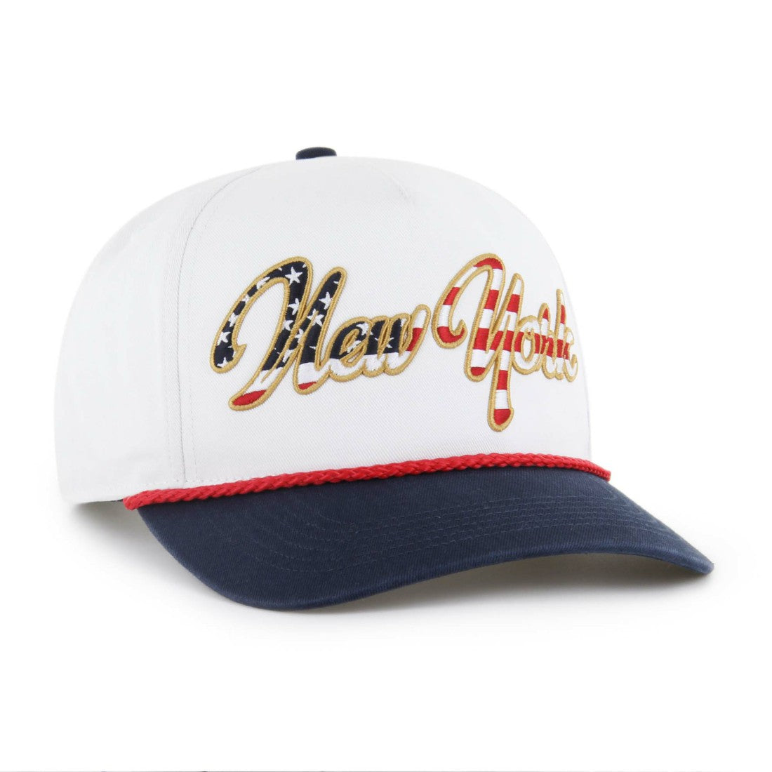 New York Jets '47 Patriotic Overhand Hitch Adjustable Hat - White discount
