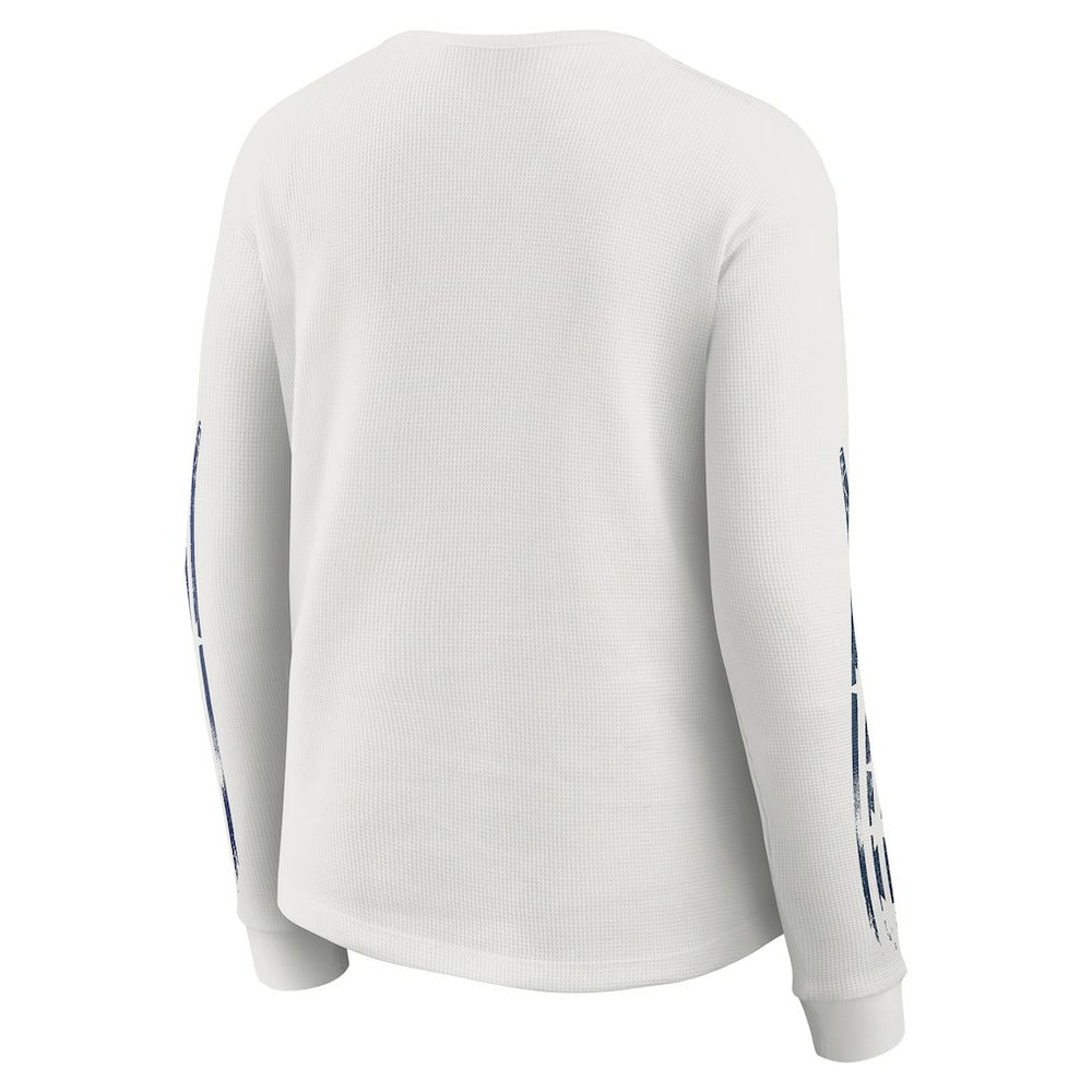 Dallas Cowboys WEAR by Erin Andrews Women's Graphic Waffle Long-Sleeve T-Shirt - White sale