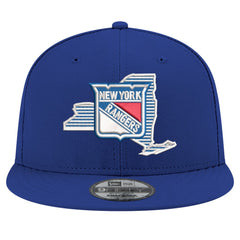 New York Rangers New Era State Pride 9FIFTY Snapback Hat - Blue Hats