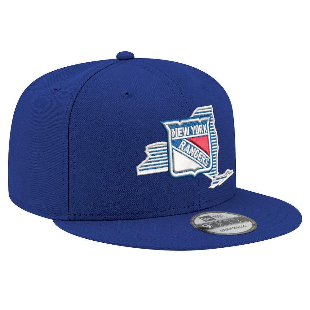 New York Rangers New Era State Pride 9FIFTY Snapback Hat - Blue Hats
