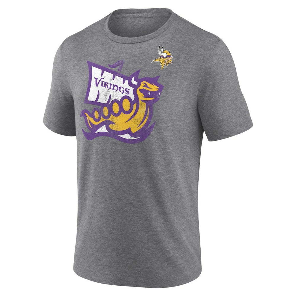 Minnesota Vikings Hot Route Tri-Blend T-Shirt - Heather Gray on sale