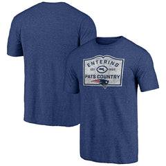 New England Patriots Hot Route Tri-Blend T-Shirt - Navy online