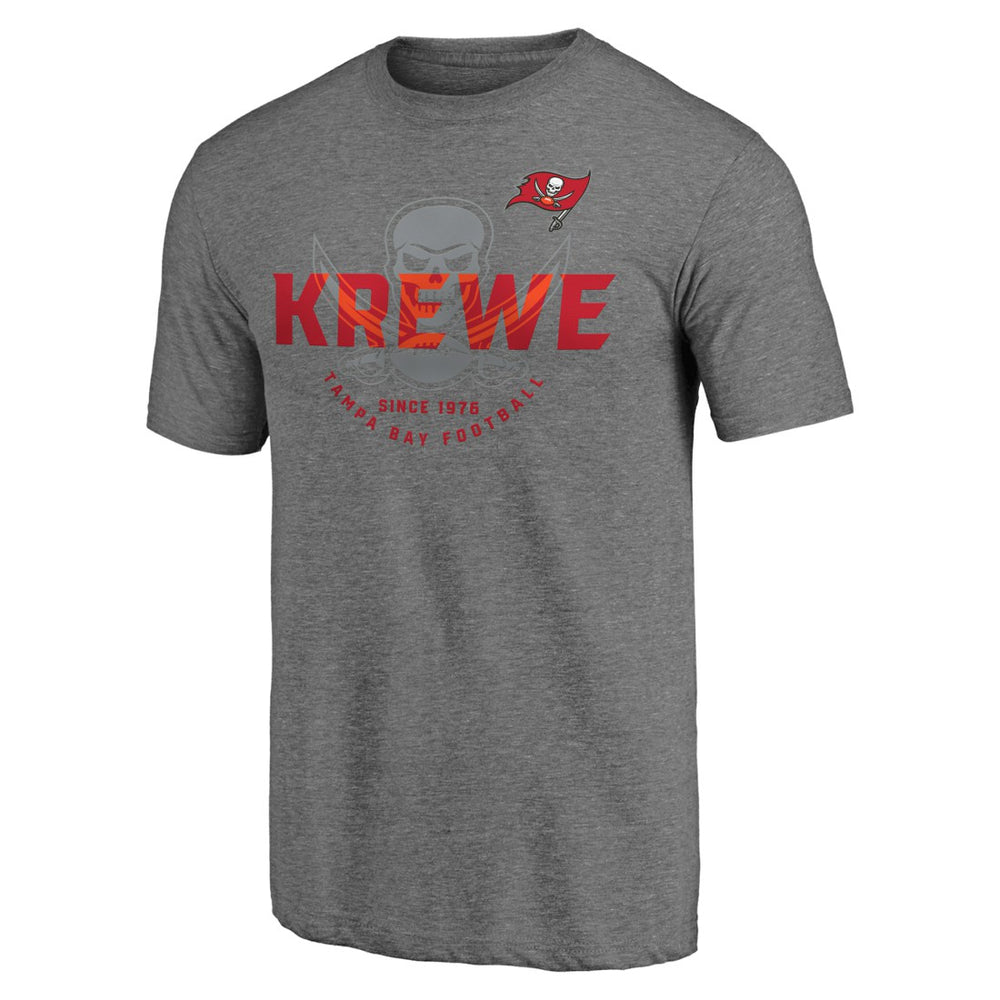 Tampa Bay Buccaneers Hot Route Tri-Blend T-Shirt - Heather Gray outlet
