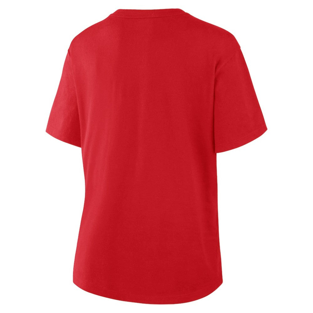 Chicago Blackhawks Fanatics Women's 2025 Winter Classic Primary Logo T-Shirt - Athletic Red T-shirts