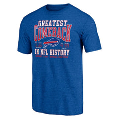 Buffalo Bills Vintage Tri-Blend T-Shirt - Royal on sale