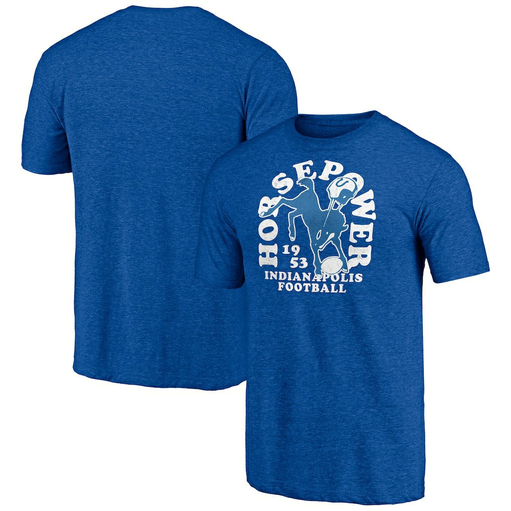 Indianapolis Colts Vintage Tri-Blend T-Shirt - Royal on sale