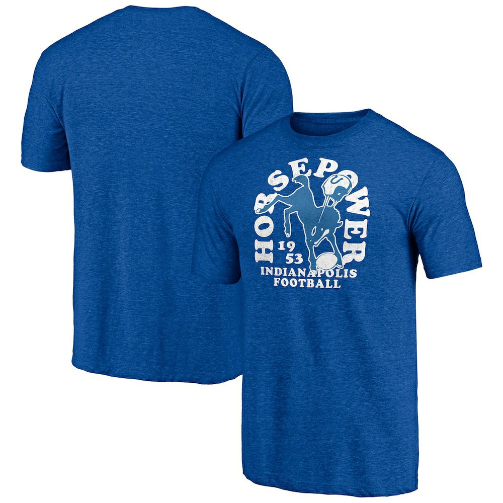 Indianapolis Colts Vintage Tri-Blend T-Shirt - Royal on sale