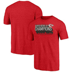 Kansas City Chiefs Vintage Tri-Blend T-Shirt - Red on sale