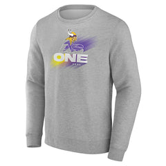 Minnesota Vikings As One Skol Pullover Sweatshirt - Gray on sale