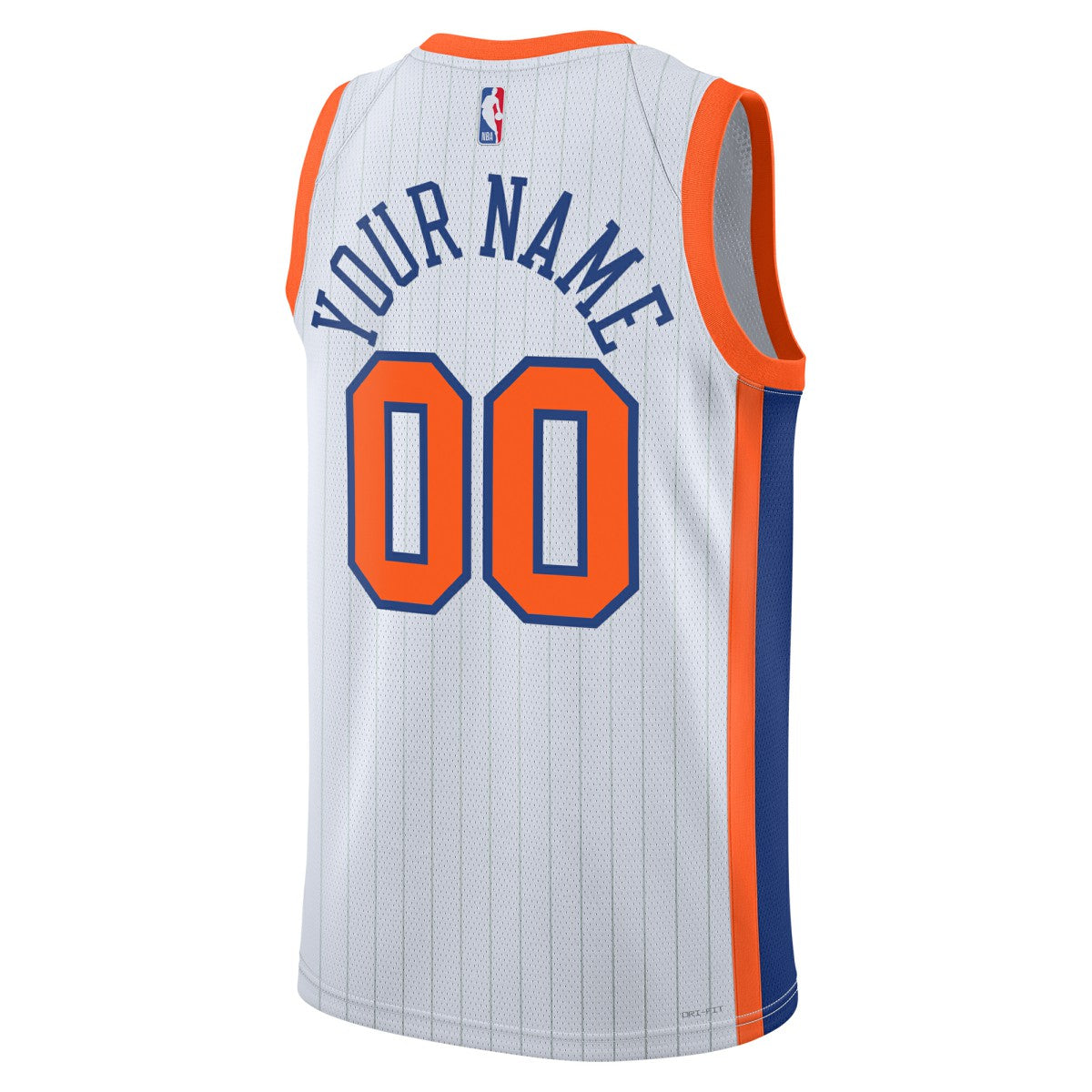New York Knicks Unisex 2024/25 Custom Swingman Jersey - City Edition - White on sale