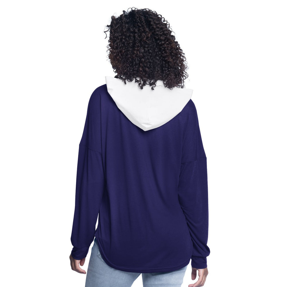 Phoenix Suns G-III 4Her by Carl Banks Women's Bench Player Oversized Long Sleeve Hooded Top - Purple on sale