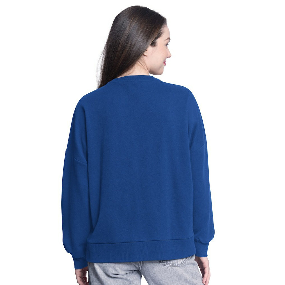 Golden State Warriors G-III 4Her by Carl Banks Women's Athletic Pullover Sweatshirt sale - Royal cheap