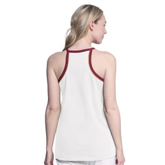 Cleveland Cavaliers G-III 4Her by Carl Banks Women's Curveball Racerback Scoop Neck Slub Tank Top sale - White cheap