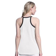 Brooklyn Nets G-III 4Her by Carl Banks Women's Curveball Racerback Scoop Neck Slub Tank Top - White online