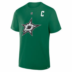 Jamie Benn Dallas Stars Fanatics Captain Authentic Stack Name & Number T-Shirt - Kelly Green T-shirts