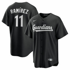 José Ramírez Cleveland Guardians  Replica Player Jersey Black