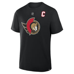 Brady Tkachuk Ottawa Senators Fanatics Authentic Stack Name & Number T-Shirt - Black T-shirts