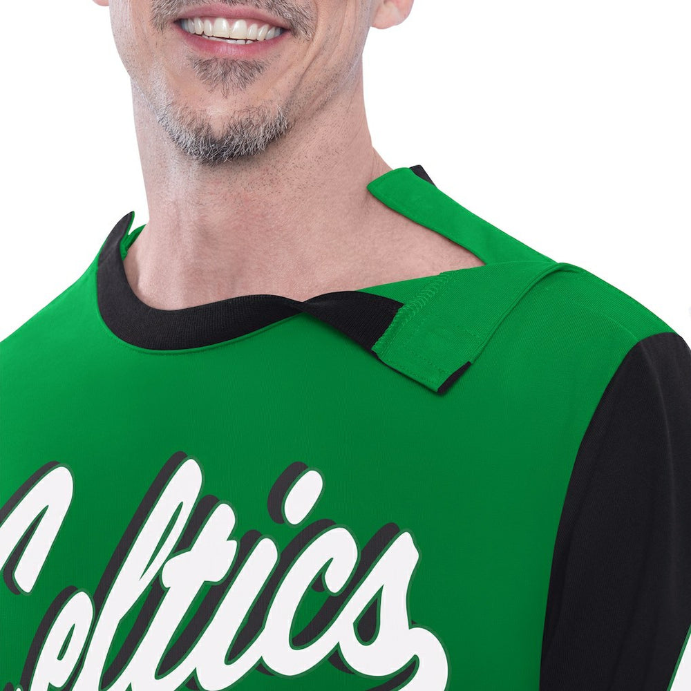 Boston Celtics G-III Sports by Carl Banks Adaptive Rugby Long Sleeve Top - Green discount