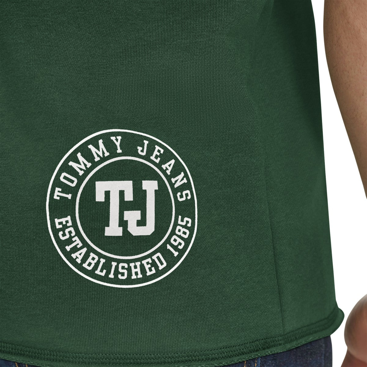 Milwaukee Bucks Tommy Jeans Paul French Terry Short Sleeve Pullover Hoodie - Hunter Green shop